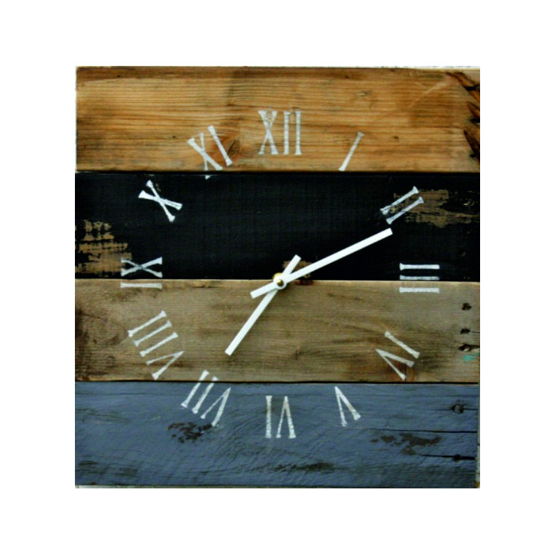 Dřevěné hodiny na stěnu, hodiny ze dřeva, velké hodiny