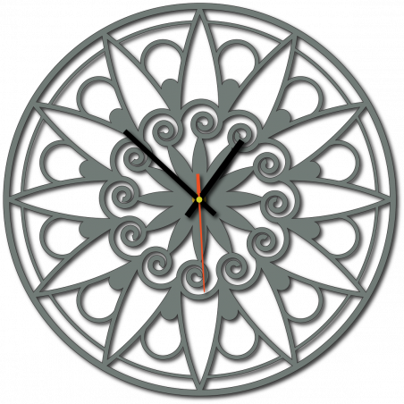 Moderní nástěnné hodiny, nástěnné hodiny jako dárek, 3D hodiny Mandala. Moderní nástěnné hodiny, nástěnné hodiny jako dárek, 3D hodiny Mandala.