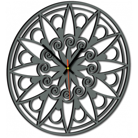 Moderní nástěnné hodiny, nástěnné hodiny jako dárek, 3D hodiny Mandala. Moderní nástěnné hodiny, nástěnné hodiny jako dárek, 3D hodiny Mandala.