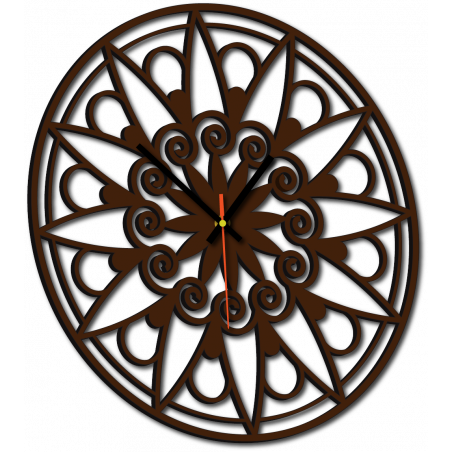 Moderní nástěnné hodiny, nástěnné hodiny jako dárek, 3D hodiny Mandala. Moderní nástěnné hodiny, nástěnné hodiny jako dárek, 3D hodiny Mandala.