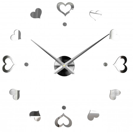 Nalepovací nástěnné hodiny,luxusní hodiny na stentu,plastové hodiny