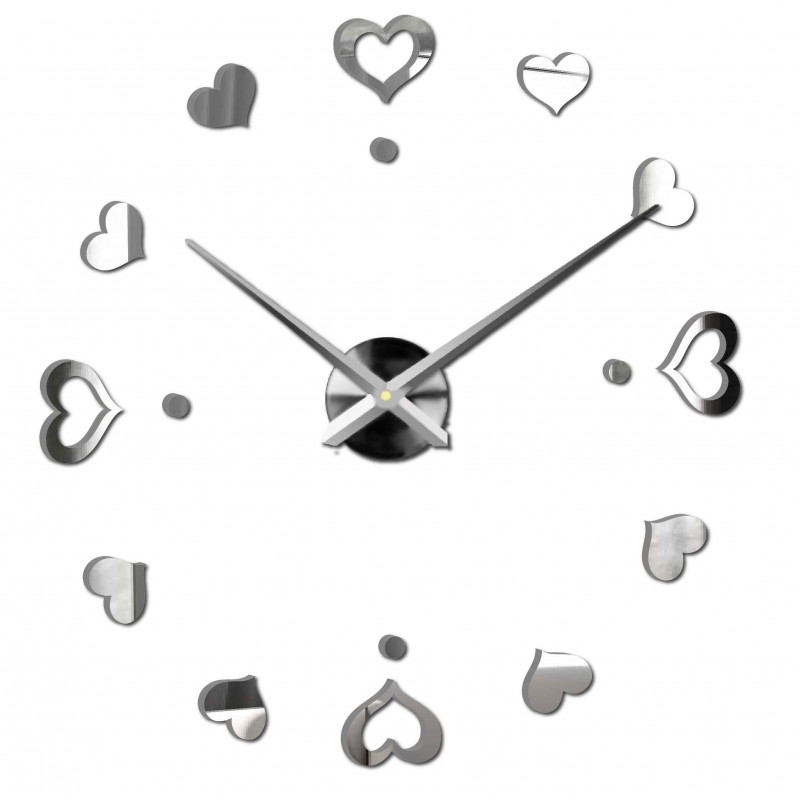 Nalepovací nástěnné hodiny,luxusní hodiny na stentu,plastové hodiny