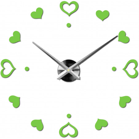 Nalepovací nástěnné hodiny,luxusní hodiny na stentu,plastové hodiny