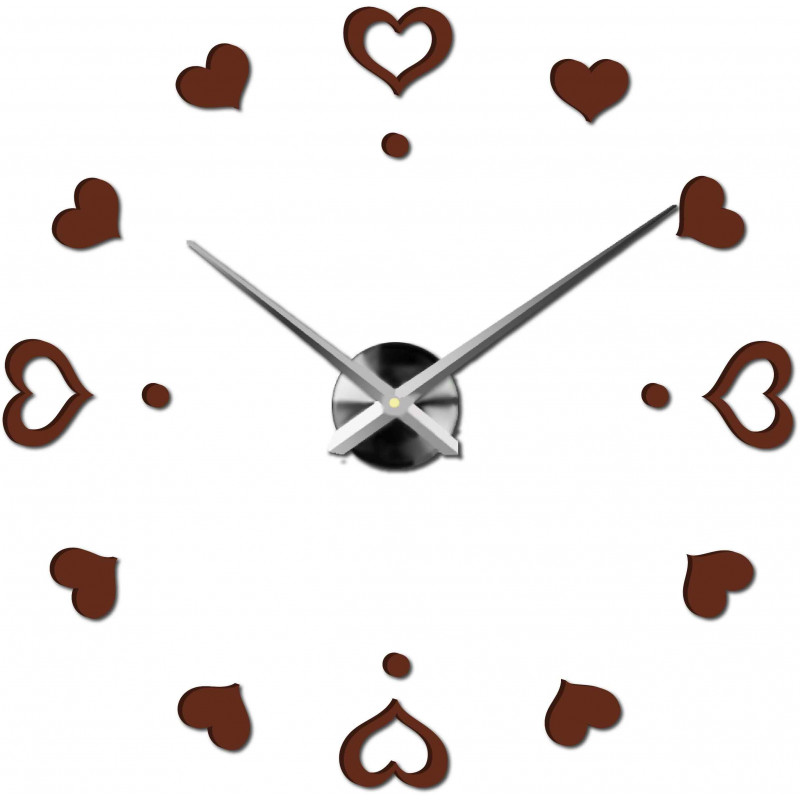 Nalepovací nástěnné hodiny,luxusní hodiny na stentu,plastové hodiny