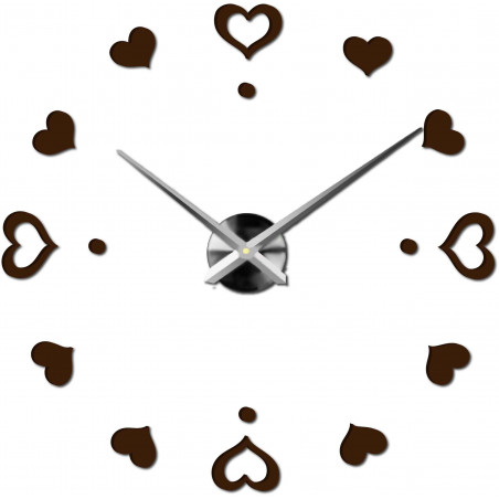 Nalepovací nástěnné hodiny,luxusní hodiny na stentu,plastové hodiny