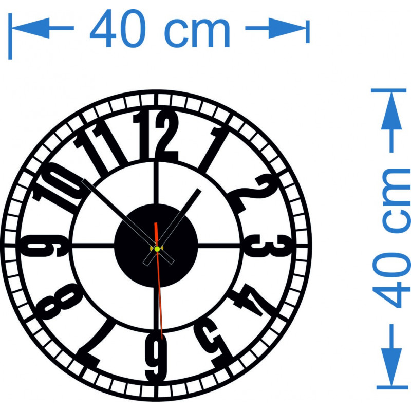 Rozměry dřevěných nástěnných hodin,Vintage nástěnné hodiny,Retro dekorace