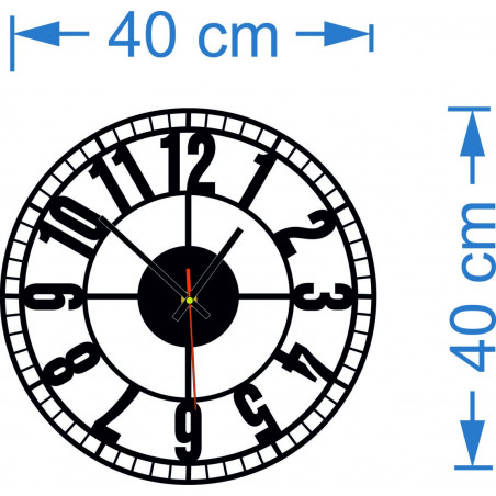 Rozměry dřevěných nástěnných hodin,Vintage nástěnné hodiny,Retro dekorace