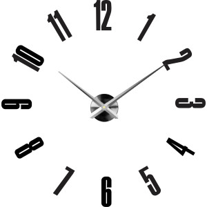 Nalepovací nástěnné hodiny,luxusní hodiny na stentu,plastové hodiny 2