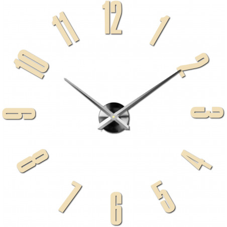 Nalepovací nástěnné hodiny,luxusní hodiny na stentu,plastové hodiny