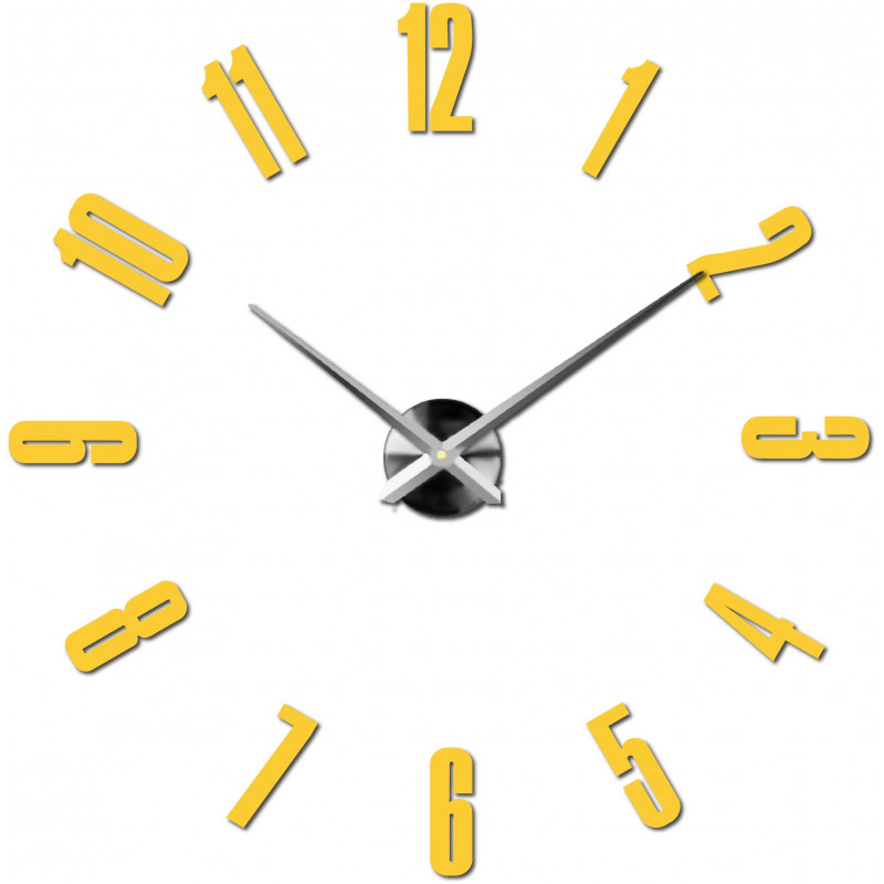 Nalepovací nástěnné hodiny,luxusní hodiny na stentu,plastové hodiny