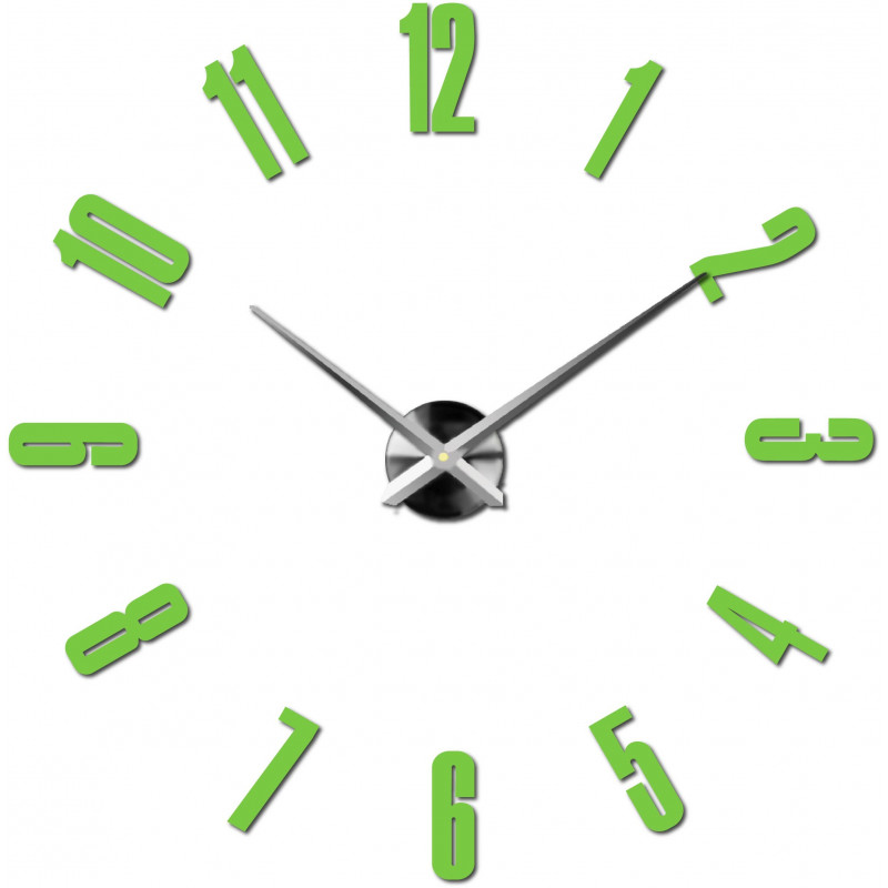 Nalepovací nástěnné hodiny,luxusní hodiny na stentu,plastové hodiny