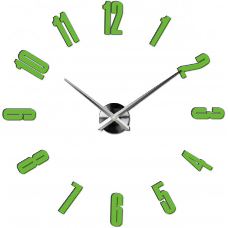 Nalepovací nástěnné hodiny,luxusní hodiny na stentu,plastové hodiny