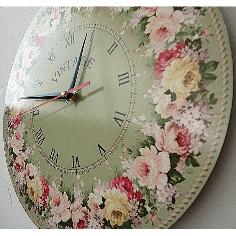 Moderní nástěnné hodiny, nástěnné hodiny ze dřeva, překližky