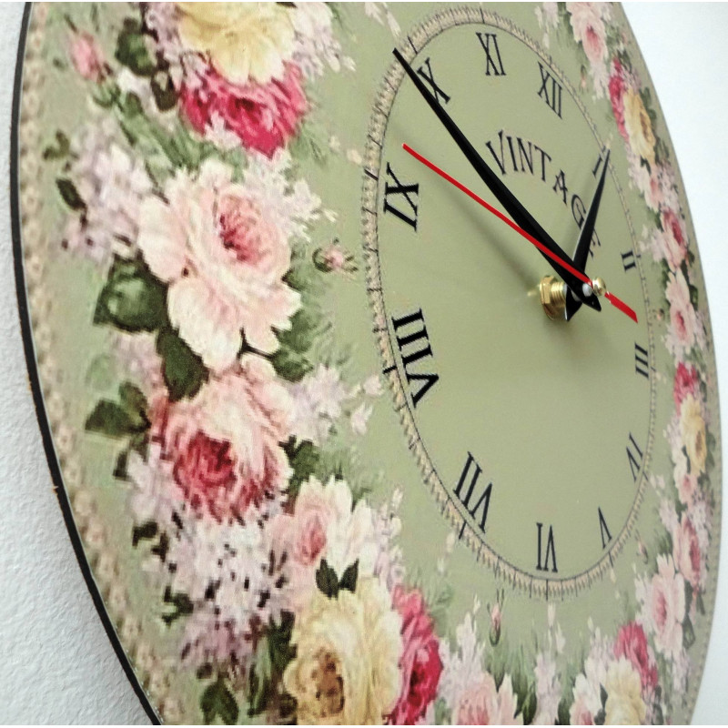 Moderní nástěnné hodiny, nástěnné hodiny ze dřeva, překližky