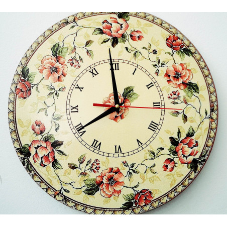 Moderní nástěnné hodiny, nástěnné hodiny ze dřeva, překližky