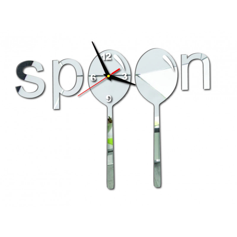 Moderní hodiny na stěnu vyrobeny z plastu. Vlastní výroba, X-momo