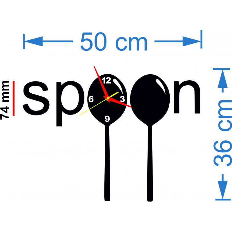 Rozměry nástěnných hodin vyrobených z plastu. Trendy hodiny jako obraz.