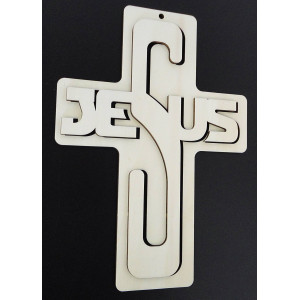 Dekorace ze dřeva - Jesus, rozměr-260x187 mm 2