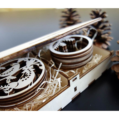 Rozměry ozdob, vánoční ozdoby, dřevěné doplky, ozdoby ze dřeva a plastu