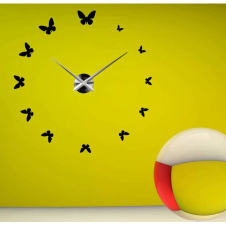 Nalepovací nástěnné hodiny,luxusní hodiny na stentu,plastové hodiny