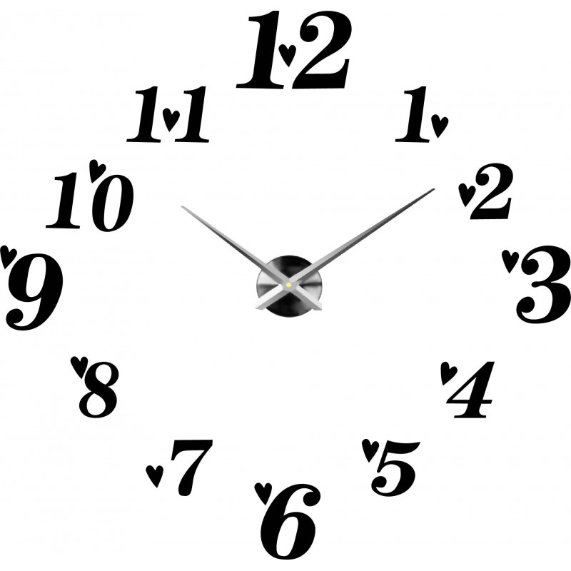 Nalepovací nástěnné hodiny,luxusní hodiny na stentu,plastové hodiny