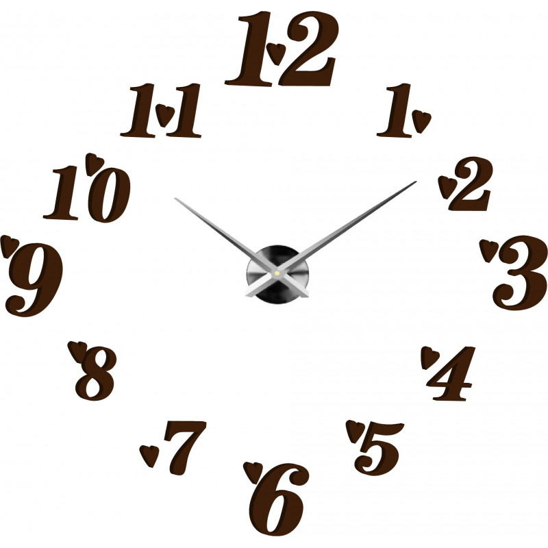 Nalepovací nástěnné hodiny,luxusní hodiny na stentu,plastové hodiny