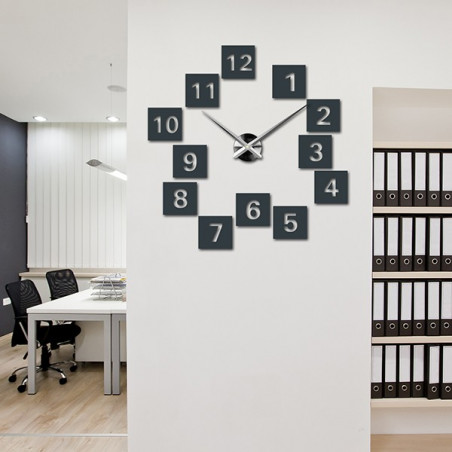 Nalepovací nástěnné hodiny,luxusní hodiny na stentu,plastové hodiny