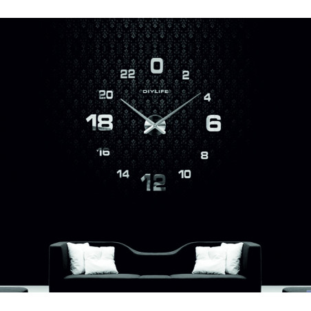 Nalepovací nástěnné hodiny,luxusní hodiny na stentu,plastové hodiny