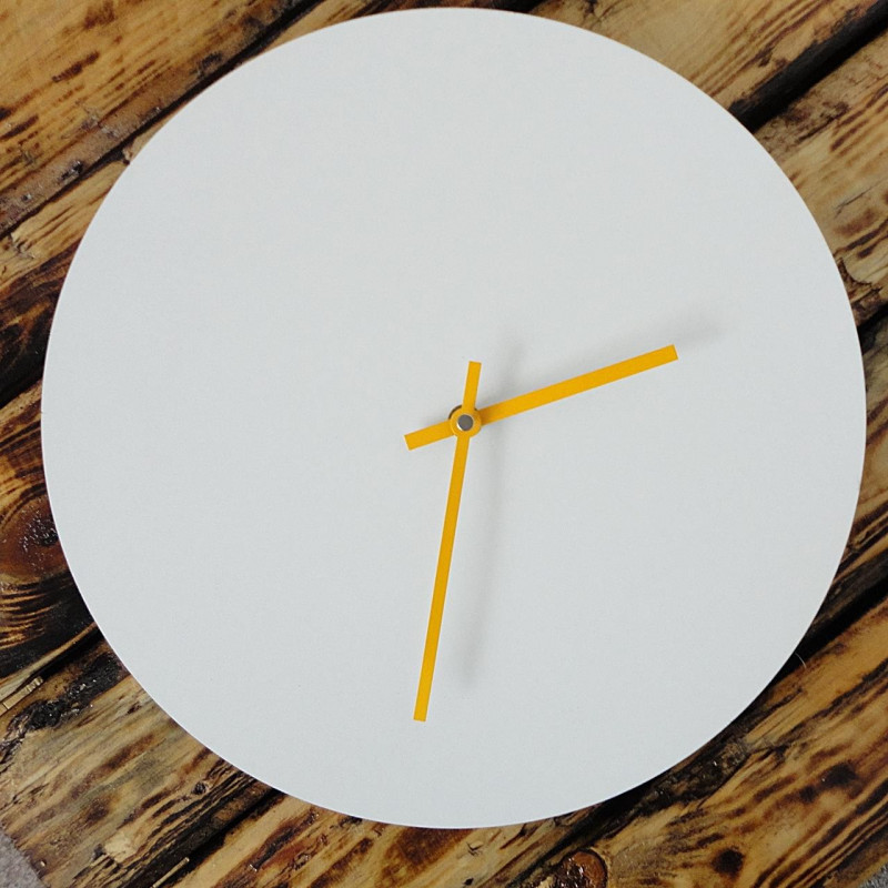 Nástěnné hodiny BAREVNÉ HDF Oliva