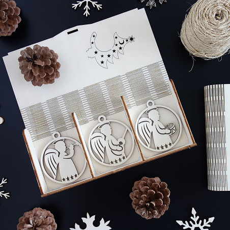 Ozdoby na vánoční stromeček, 1 sada-18 kusů