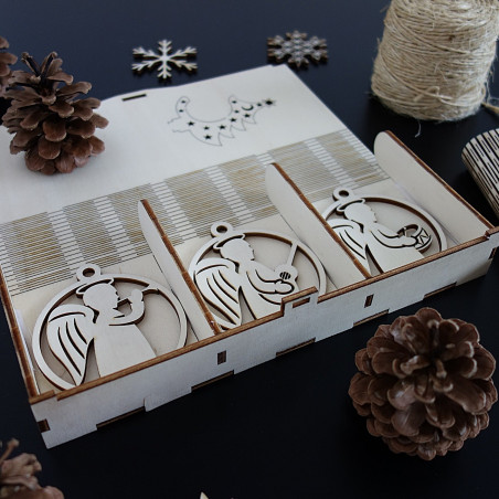 Ozdoby na vánoční stromeček, 1 sada-18 kusů