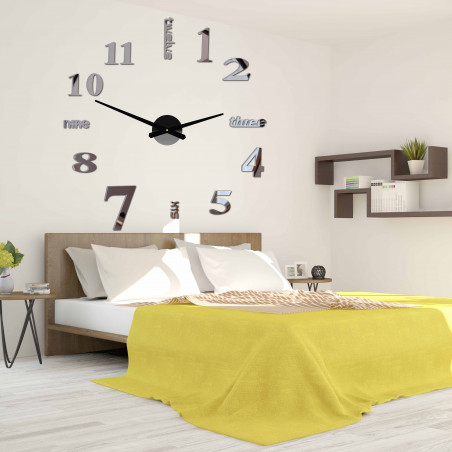 Moderní nástěnné hodiny sedm 2D plexi MIRROR Moderní nástěnné hodiny sedm 2D plexi MIRROR
