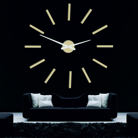 Moderní nástěnné hodiny paličky 2D plexi MIRROR