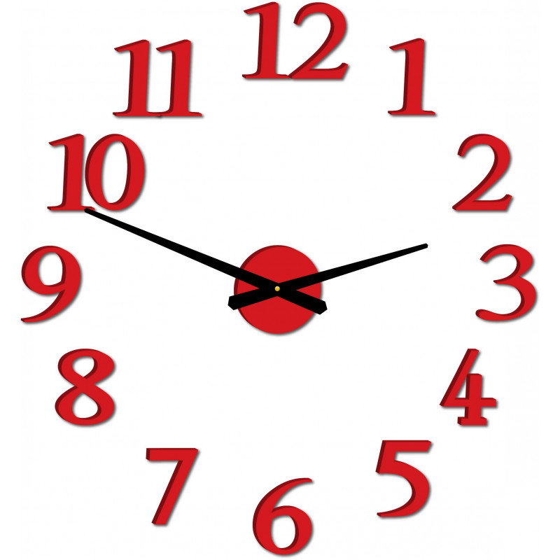 Moderní nástěnné hodiny JOLYI FOX Plexi