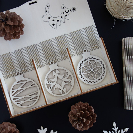 Kolekce vánočních ozdob, 1 sada-18 kusů