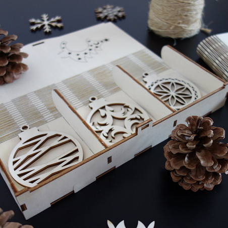 Kolekce vánočních ozdob, 1 sada-18 kusů