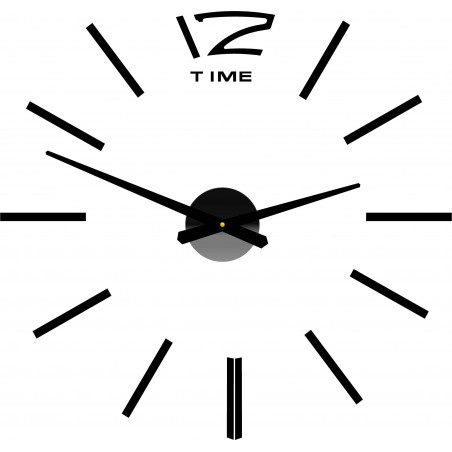 Nástěnné hodiny velké nalepovací OMEGA. Plexisklo XMOMO