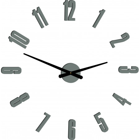 Moderní nástěnné hodiny ARABIC PLEXI