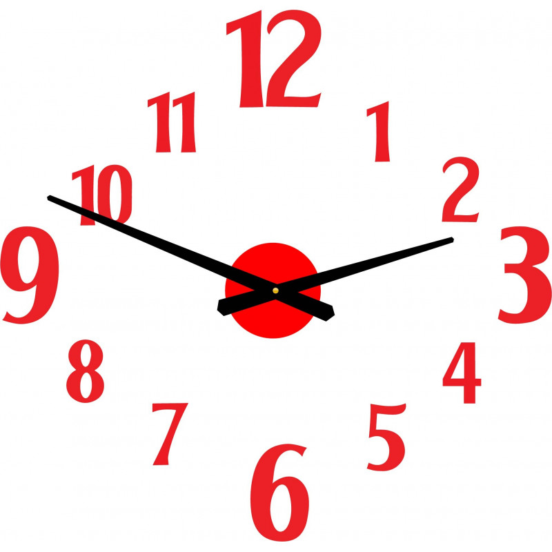 Velké nástěnné hodiny jsou krásnou dekorací vašeho interiéru.