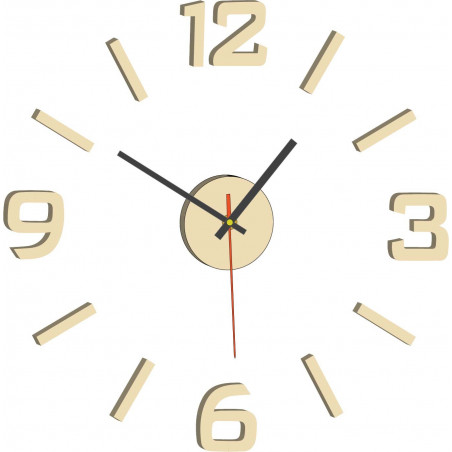 Nástěnné hodiny nalepovací XS SANDERO Nástěnné hodiny nalepovací XS SANDERO