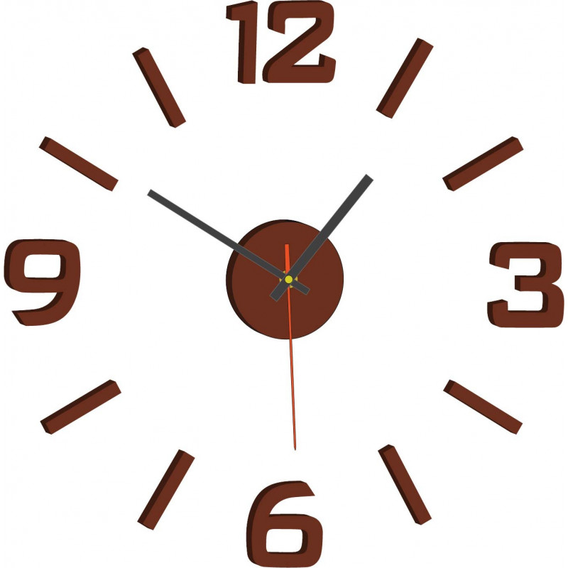 Nástěnné hodiny nalepovací XS SANDERO