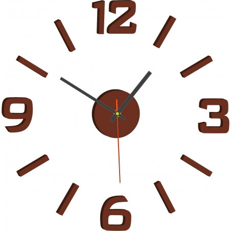 Nástěnné hodiny nalepovací XS SANDERO Nástěnné hodiny nalepovací XS SANDERO