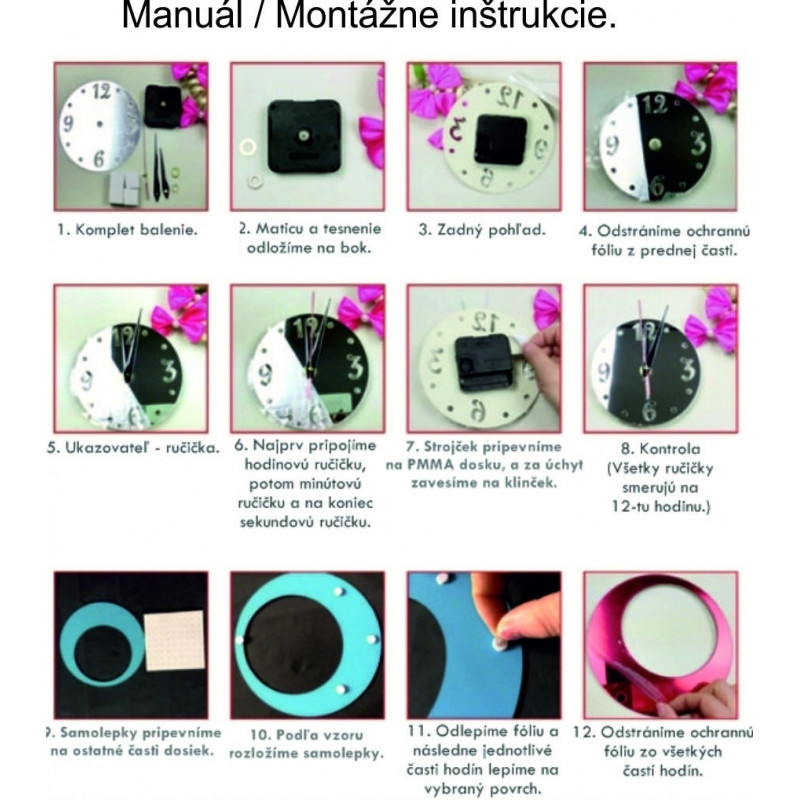 Nástěnné hodiny do obýváku SWITCH