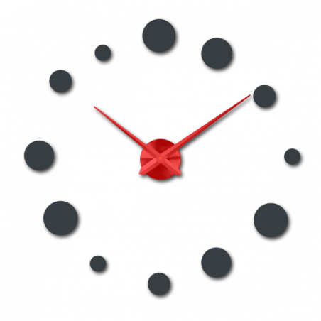 Velké nástěnné hodiny tečka (moderní hodiny na zeď) DEKORAJ Velké nástěnné hodiny tečka (moderní hodiny na zeď) DEKORAJ