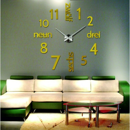 Moderní hodiny na zeď DIY DRIWAL 3D