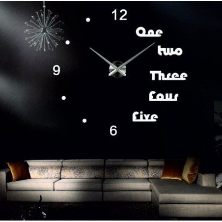 Hodiny na zeď do kanceláře DIY DREI