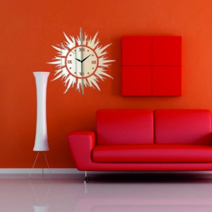 Nástěnné hodiny Sluneční paprsky, 30x30 cm