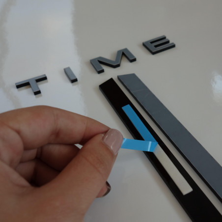 Nástěnné hodiny samolepicí velké plexi DIY STRONGO