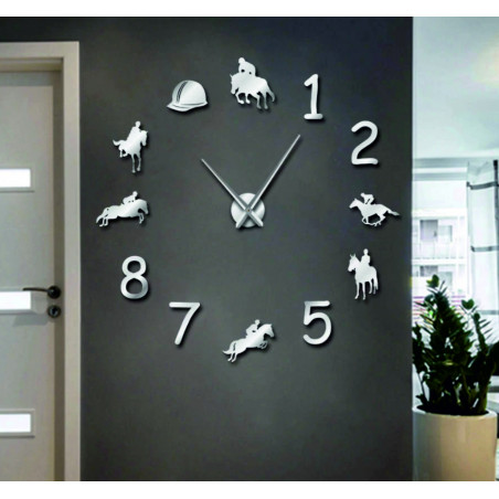 Nástenné hodiny Rodeo Kone jazdec 3D DIY HOME Nástenné hodiny Rodeo Kone jazdec 3D DIY HOME