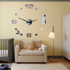 Nástěnné hodiny line nalepovací DIY Pohoda 2